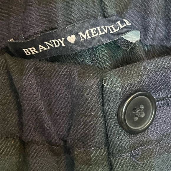 Brandy Melville plaid pants with a kick flare, size M. - Picture 5 of 8